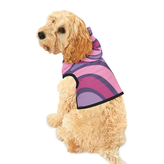 Pet Hoodie - Pink purple lollipop