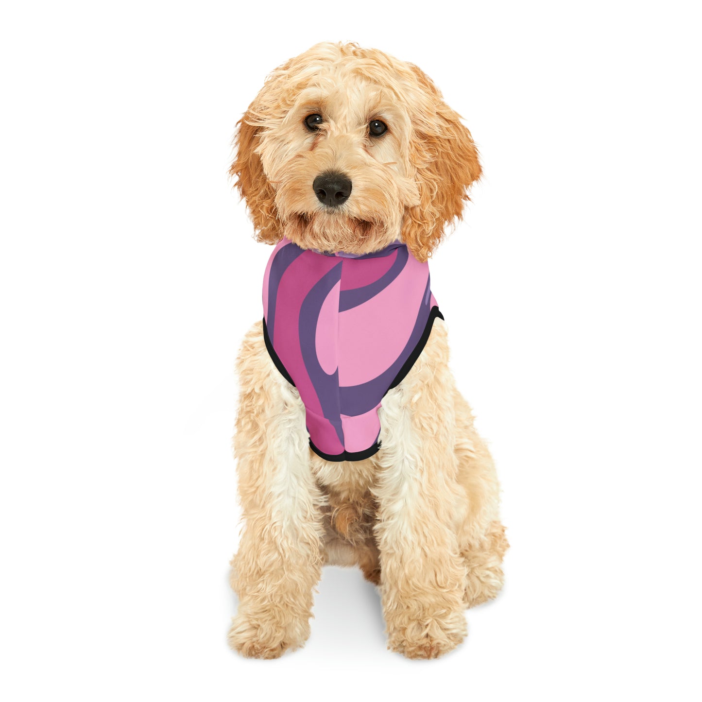 Pet Hoodie - Pink purple lollipop