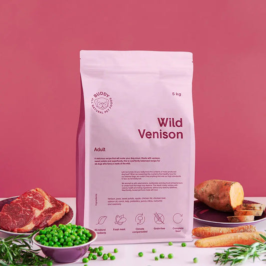 Wild Venison 5 kg Adult -  Buddy Pet Foods