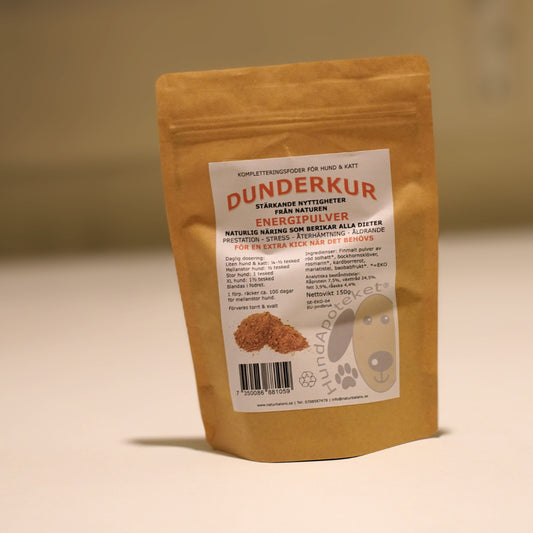 DUNDERKUR – Naturligt energitillskott för hund och katt