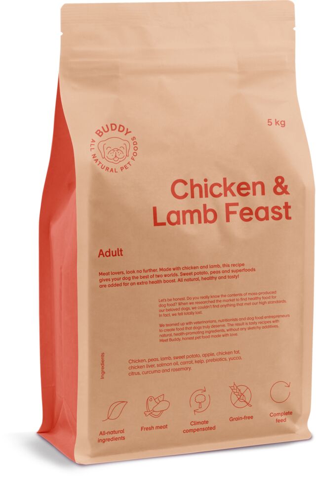 Chicken & Lamb Feast 5 kg Adult -  Buddy Pet Foods