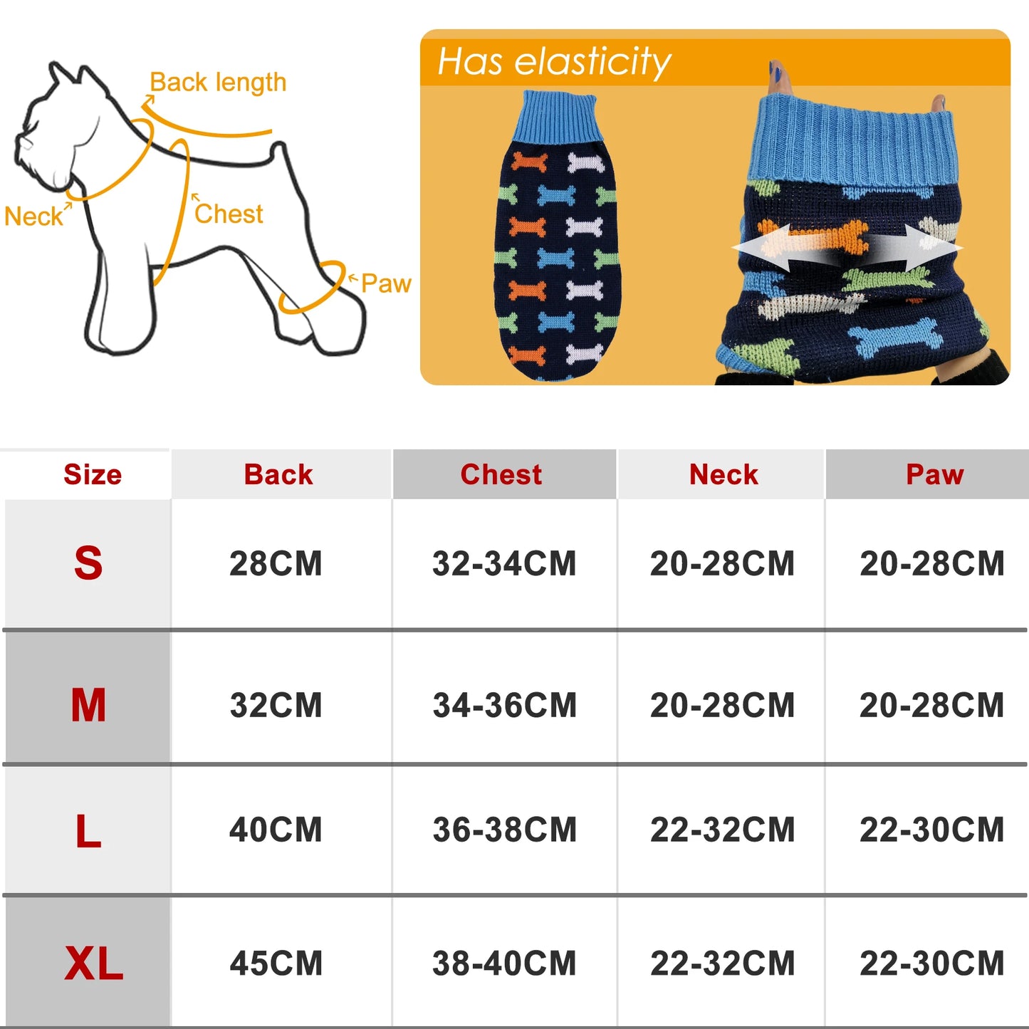 Trendy Paw hundtröja för Husdjur – Vintermode i S-XL för Hund & Katt"