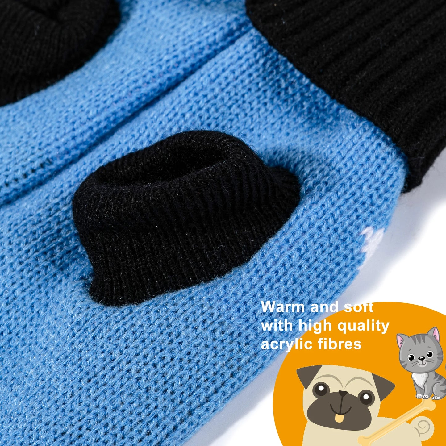 Trendy Paw hundtröja för Husdjur – Vintermode i S-XL för Hund & Katt"