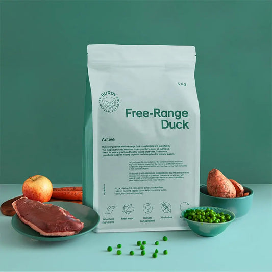 Free-Range Duck 5 kg Adult Active – Buddy Pet Foods